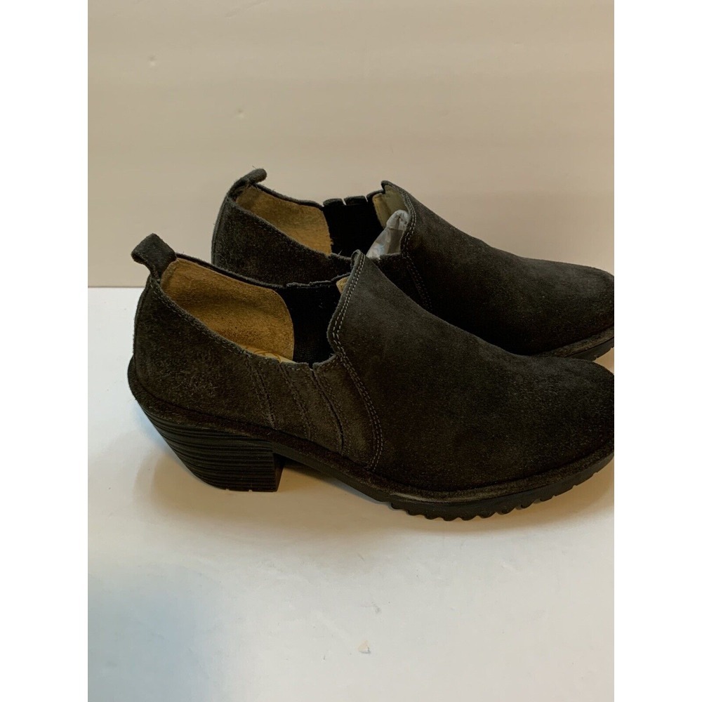 Fly London Women's Shoes Bootie Size 37 US 6.5 Suede Leather WATE931